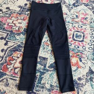Zyia Active Black Moto 7/8 Leggings